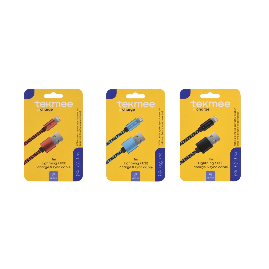 Câble 1m USB vers Lightning cable Nylon iphone