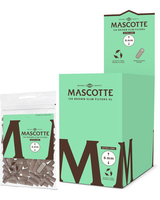 Mascotte Filtres Organic Brown XL 6mm Slim Paper filtres 120