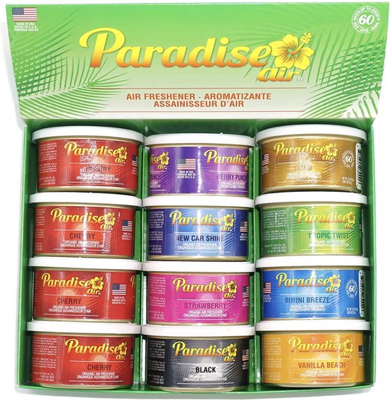 Paradise Air Display de 12 parfums
