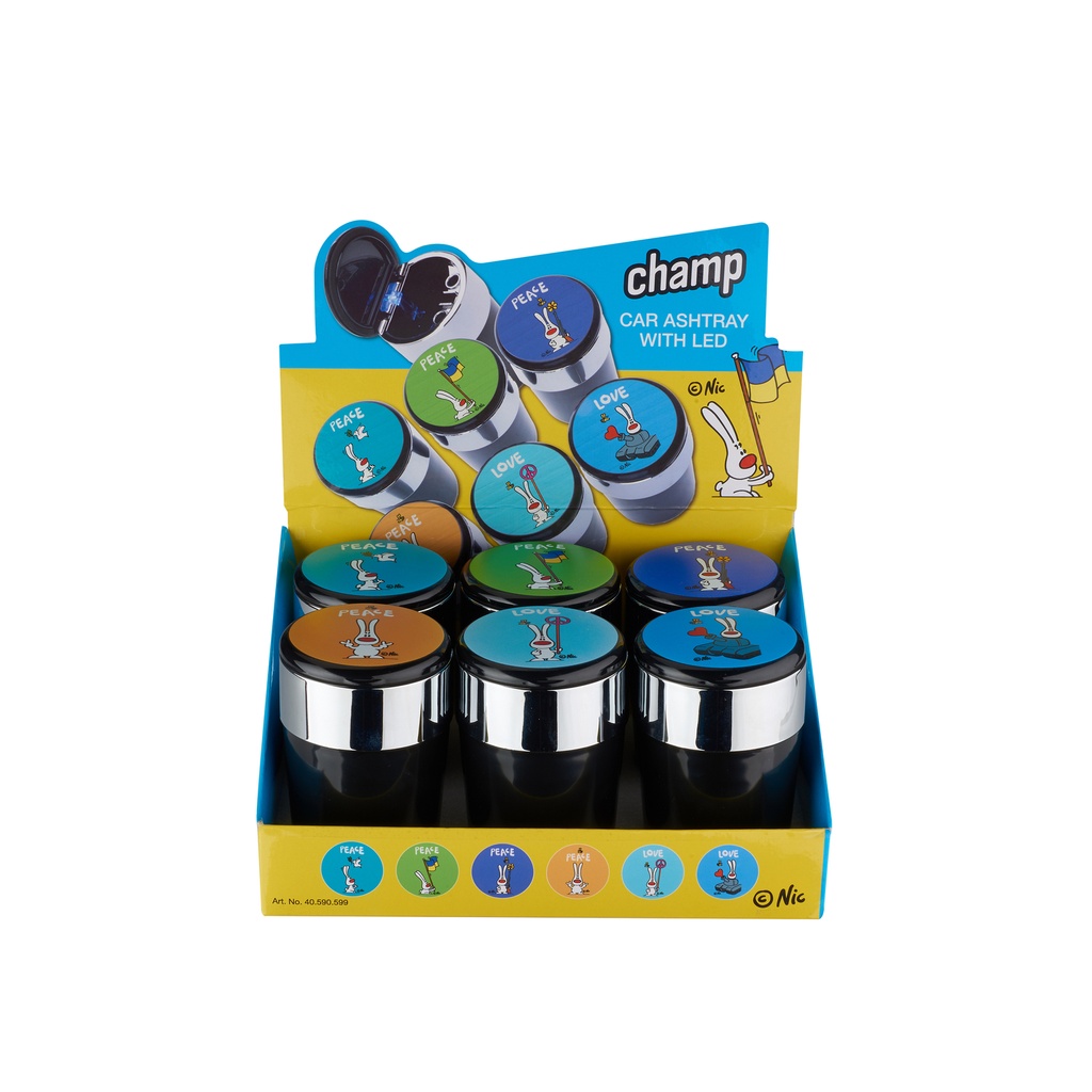 Cendrier de voiture à led Car Ashtray Ch Nic LED