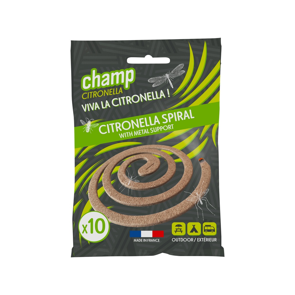 Spiral Citronella Concept x10 with support