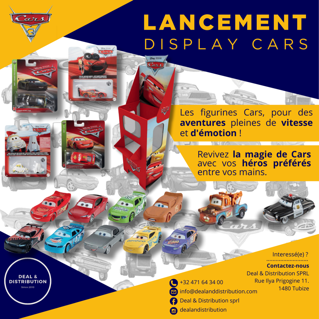 Display van 96 Cars voertuigen Silo