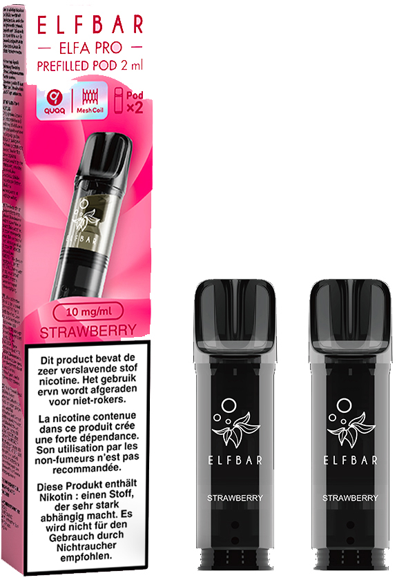 ELFA PRO STRAWBERRY 10MG (2 PODS) 24A