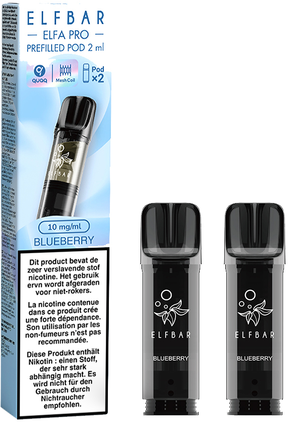 ELFA PRO BLUEBERRY10MG (2 PODS) 24A