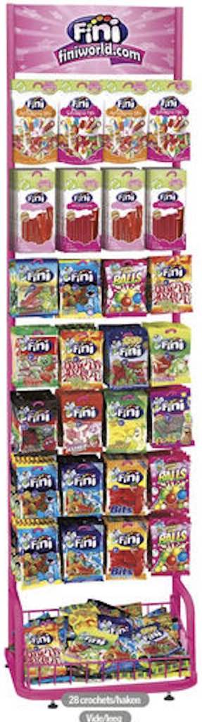 FINI Display 28 Haken Leeg