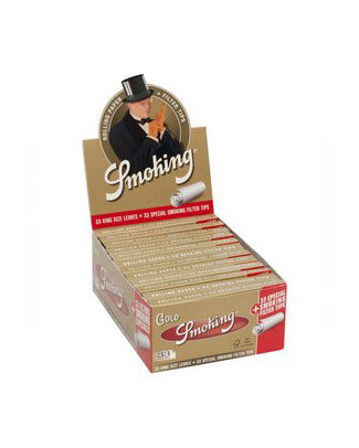 [74643 Smoking008] Smoking KS Gold Slim + Tips x24