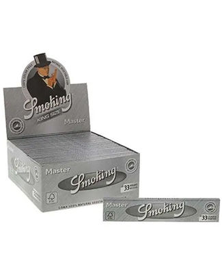 [74651 Smoking009] Smoking Master Grey Slim x50