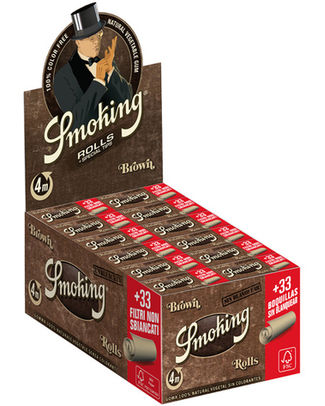 [74759 Smoking012] Rolls Brown + Tips x24