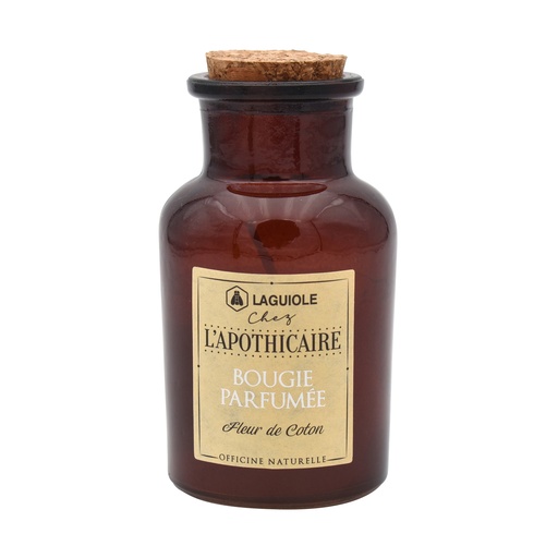 [POL40269819] Bougie LAGUIOLE Candle Apothecary Cotton Flower 90gr