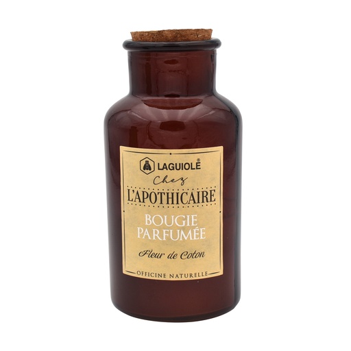 [POL40269821] Bougie LAGUIOLE Candle Apothecary Cotton Flower 230g