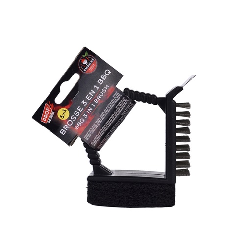 [POL40807035] Brosse de nettoyage BBQ Metal Brush 3-in-1