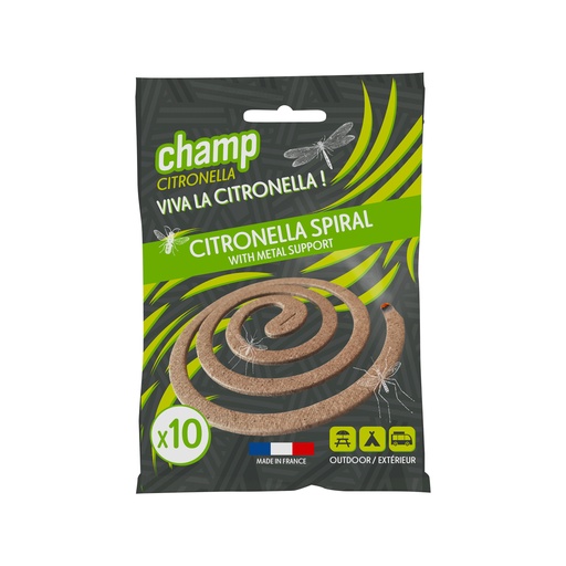 [POL40807090] Spiral Citronella Concept x10 with support
