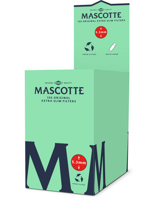 [415451095 (74491)] Filters Mascotte 5,3 0riginal Extra Slim Paper Filters x150