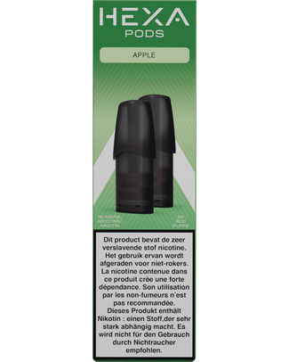 [70481] HEXA SIRA PODS APPLE 18MG 2 pièces