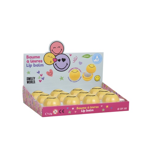 [40509548] Boule baume à lévres SMILEY x12