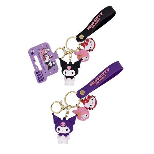 [40509739] Hello Kitty Kuromi Keychain 3D