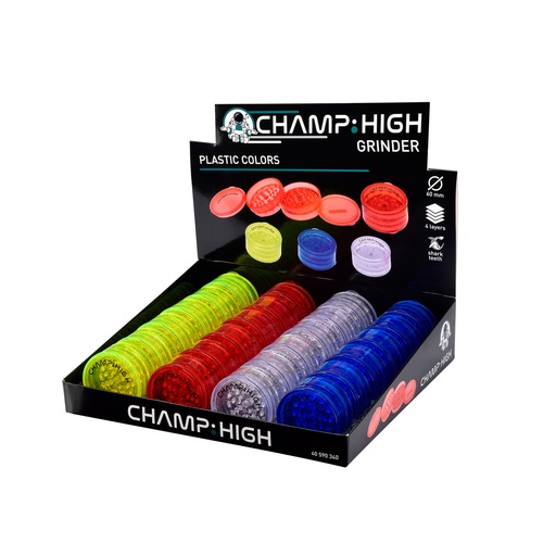 [40590340] Grinder champ plastic 60mm 4 lagen x24