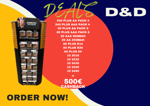 [lot Duracell] Lot Duracell BCMM 500