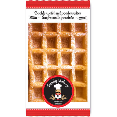 [008836] Zachte poedersuikerwafel 1P 40gr