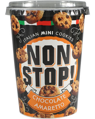 [001309] Non Stop Cookies Chocolat Amaretto 125gr