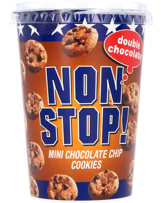 [001301] Non Stop Cookies Double Chocolat 125gr