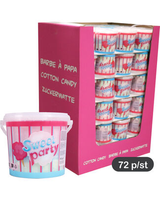 [046357] DISPLAY FT SWEET PARTY SUIKERWOL EMMERS 4L 150GR 72P