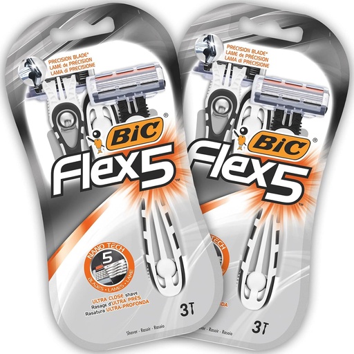 [192271] DISPLAY CRAVATE BIC RASOIRS FLEX5 3-PACK (12 BLIST)