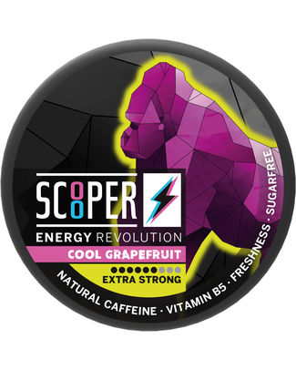 [172180] POUCHES CAFEINE 80MG EXTRA STRONG COOL GRAPEFRUIT 12 PCES