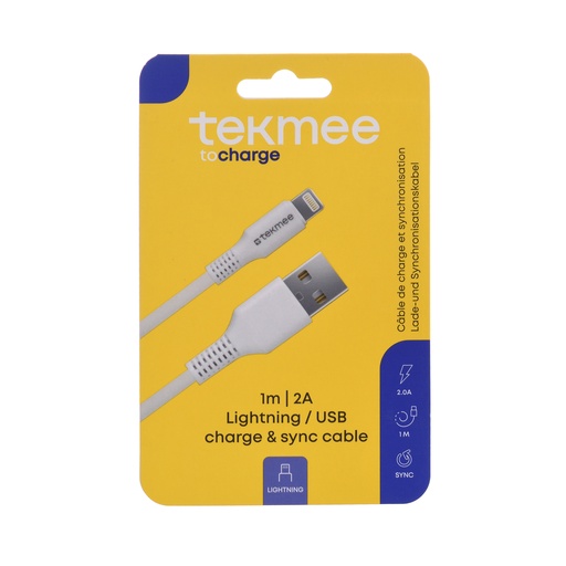 [40430169] CABLE IPHONE 1M