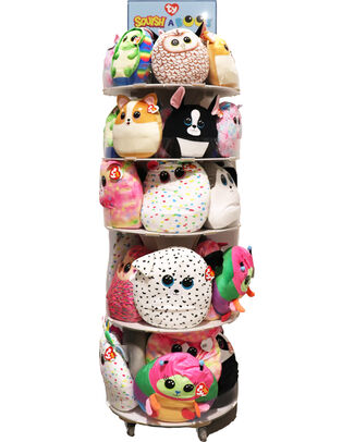 [75011] DISPLAY FT PELUCHES SQUISH A BOO S (24 SM + 20 MED) 44 PCES