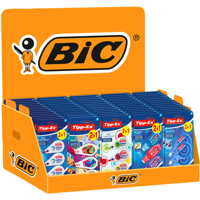 [75051] DISPLAY CD BIC TIPP-EX (77 BLISTERS)